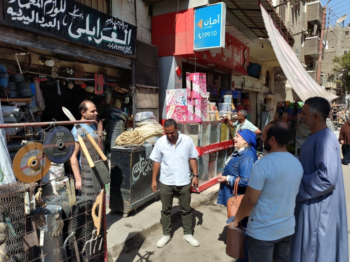 ترحيب جماهيري بمرشحة مجلس النواب نجوى يوسف في جولة ميدانية بغرب البلد والشيخ منطاش